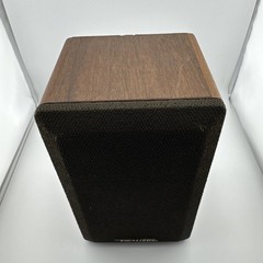 Vintage Realistic Minimus 7W Speakers Cat No 40-2039C Walnut Wood 8 Ohms 40W Max