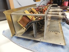 Knight KG-250 Integrated Stereo Tube Amplifier Tested Working 12AX7 6BM8 Nice