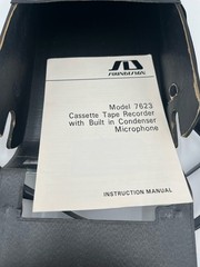 Sound Design Model 7623 Cassette Tape Recorder with Built in Microphone READ!