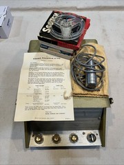 Reel To Reel Tube Amp Style Player Vintage Sears silver-tone – Used- Working!