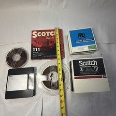 Lot of (13) 3M Scotch, Reeves Soundcraft Recording Reel To Reel Tape