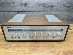 Yamaha CR-820 Natural Sound Stereo Receiver – Vintage Wood Case – Tested Working