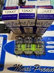3 New In Box Gain Matched Tung-Sol 12AX7 Reissue Preamp Tubes