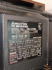 🔥1976 MGA Vintage CRT TV Retro Gaming 19” Tube RF MOD Woodgrain CLEAN 80s Color