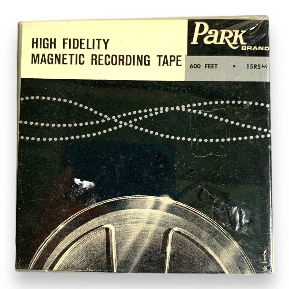 Park Brand High Fidelity Magnetic Recording Tape 600 Feet 15R5M – NEW & SEALED