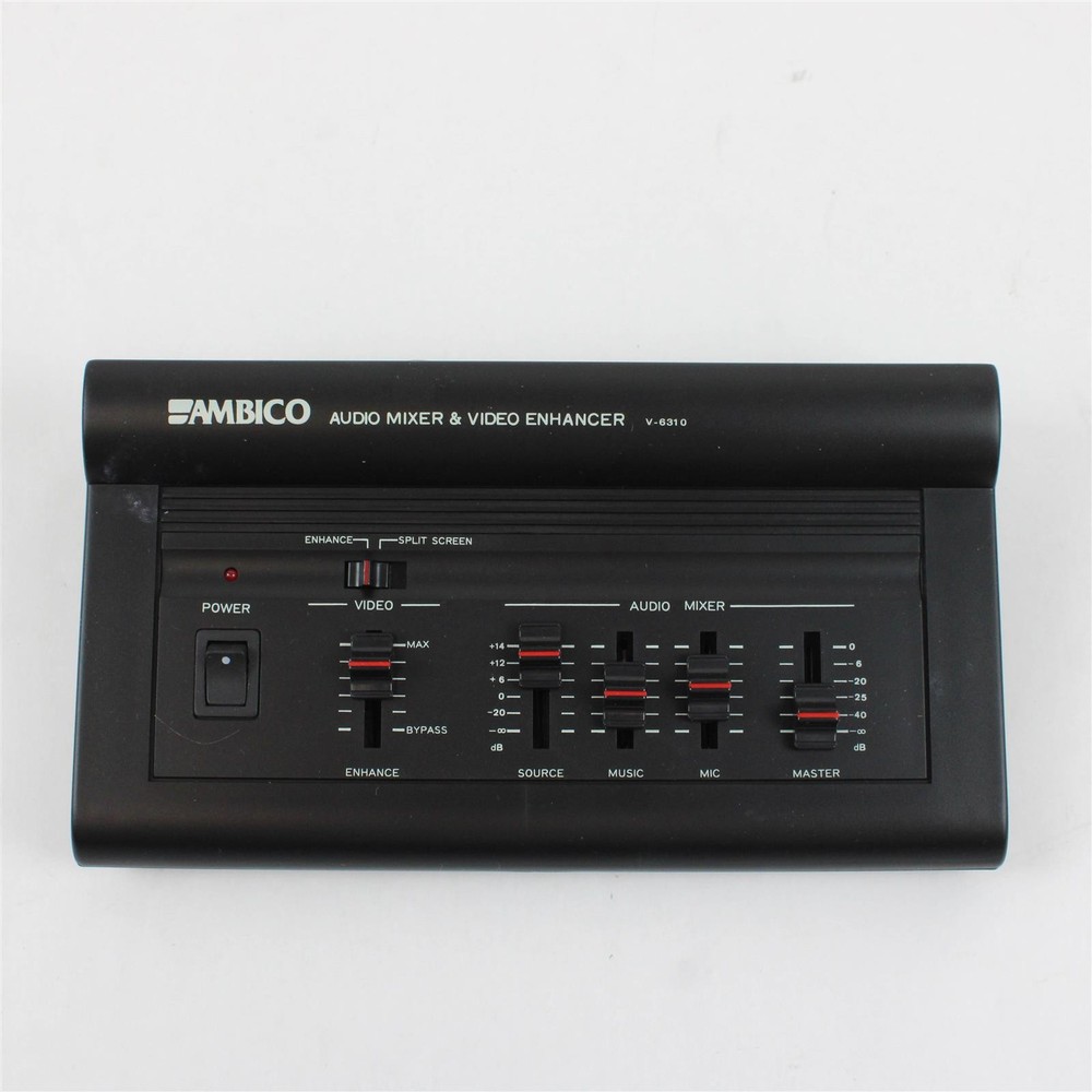 Ambico V-6310 Audio Mixer and Video Enhancer – Untested