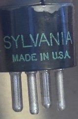 Sylvania 1229 For Beckman 932 Electrometer Tube Rare Black/Yellow Glass NOS NIB