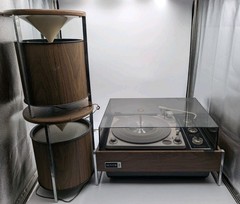 Zenith Circle of Sound Stereo Record Player MCM 1960s READ