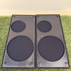 Pair Of Vintage EPI (Epicure) Model 100V, Speakers Grills Covers Only, W/Logo