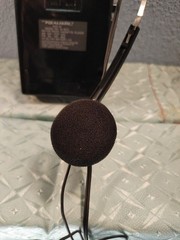 Realistic AM FM Stereo Mate With Sony Headphones. Tested Both Tape & Radio Work