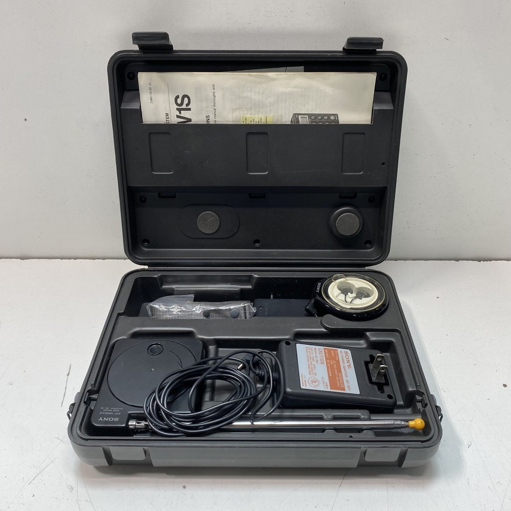 Vintage Sony ICF-SW1S Accessory Lot AN-101 AC-301 For Parts or Repair Only