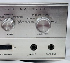 Lafayette Model LA-125T Transistor Stereo Amplifier tested working