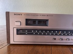 Beautiful 1977 SONY ST-2950SD Silver Face Stereo Tuner #801168 – Japan