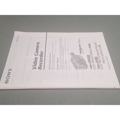 Sony CCD-TRV65 TRV615 TRV15 TRV25 TRV35 TRV315 Manual Hi8 Video8 XR