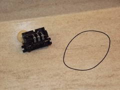 Toshiba PC-X10 Stereo Cassette Tape Deck Original Tape Counter & Belt Part