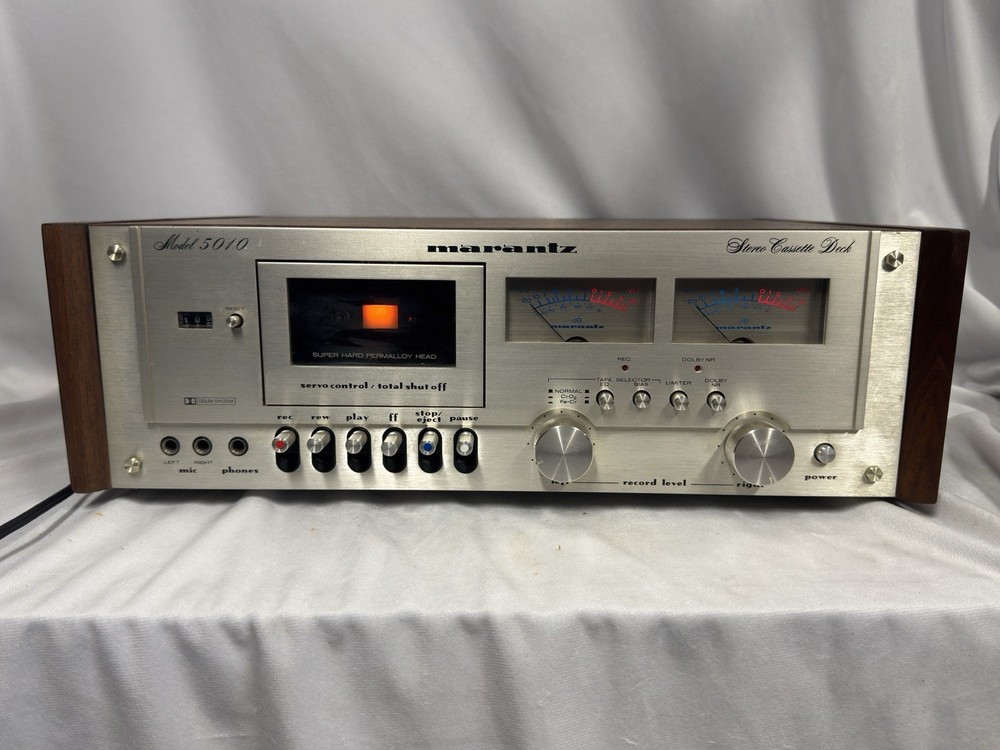 Marantz 5010 Cassette Deck With Wood Case Excellent Shape