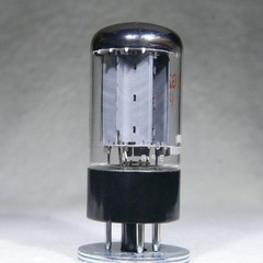 Mullard (HAMMOND Label) GZ34/5AR4 OO-Getter Rectifier UK f32 B5E4 4 Notch Strong