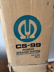 Pair Pioneer CS-99 Speakers with Boxes
