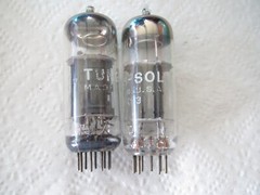 TUNGSOL 12BZ7 NOS PLATE PLATINUM MATCHED PAIR Best SUB for 12AX7 TV7 tested