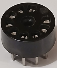 4 PCS Vintage Methode® 9 Pin Tube Socket • PC Mount • R-8610-2020