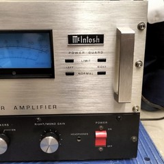 McIntosh MC2500 Silver Power Amplifier Tased Japan 100V + NTI-200 Converter Set