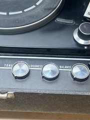Rare MCM Ward Airline Solid State Stereo Record Player-Speakers Travel Portable
