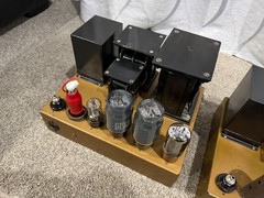 Leak TL12.1 Valve Amplifier Pair — RESTORED + SPEAKER CONNECTORS!