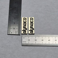 Dynaco Speaker Badge Emblem Logo Name Plate Pair Custom Made