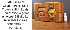 Old Antique Wood Sky King Vintage Tube Radio – Restored & Working w/ Green Eye