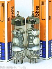 PL83 NOS SIEMENS N153 N309 15A6 Single ended UltraLinear Stereo Amp MATCHED PAIR