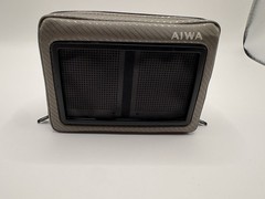 Aiwa SC-A3 Compact Speaker System with Carrying Case and Audio Cables -Working