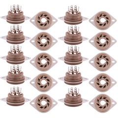 8Pin Octal Vacuum Tube Socket For EL34 6V6 KT88 6550 GZ34 Chassis mount Lot 20x