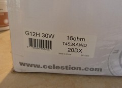 Celestion Vintage Series G12H 12″ 30 Watt Guitar Amp Speaker – 16 ohm