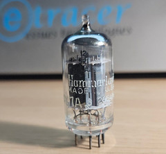 12AX7 TUNG SOL 17MM GREY PLATE VINTAGE AUDIO TUBE (1965) *eTRACER* #12C39