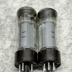 MATCHED PAIR MULLARD 6CA7 EL34 TUBES xf2 B8F3 TV/7 and Amplitrex Tested 100%