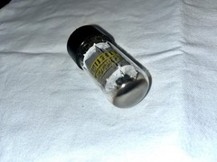 Raytheon Realistic Lifetime 7591A Tube, Disc Getter, Tests NOS