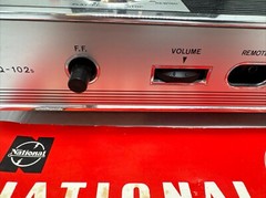National Portable Reel To Reel RQ 102S Player Recorder PARTS/MAY NEED REPAIR VTG