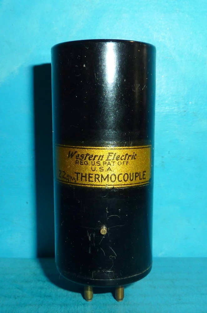 Western Electric 22-am 4 Pin Plug In Thermocouple