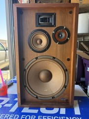 Pioneer CS-77A Speaker Vintage 4-Way Floor Standing Walnut Cabinet Parts