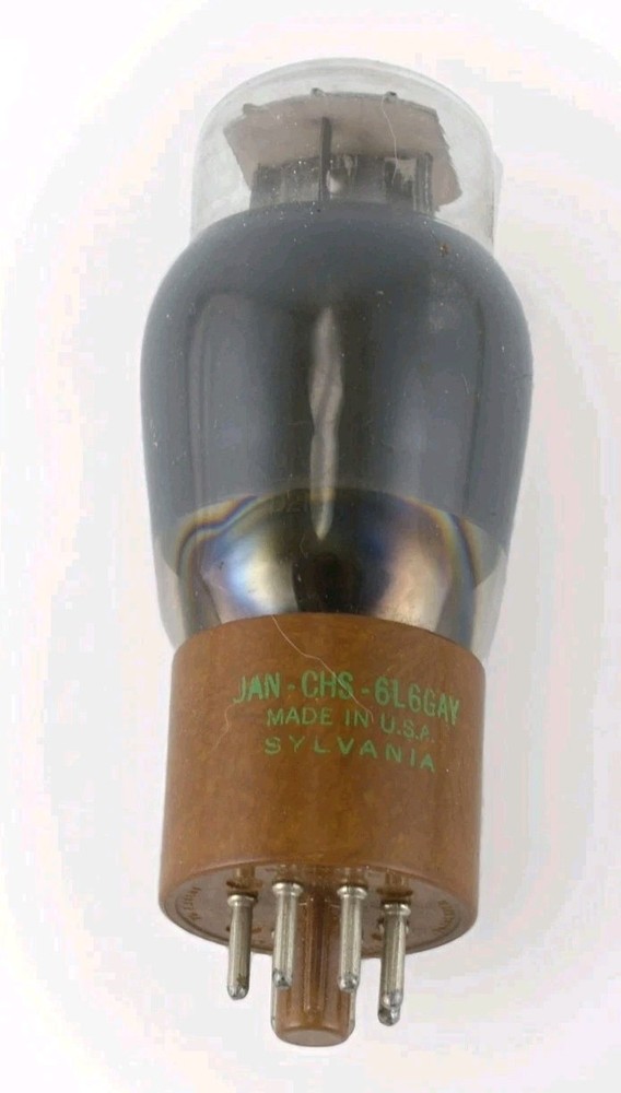 Tested Sylvania JAN-CHS-6L6GAY Tube Date Code 220 Sylvania 6L6 Tube