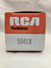RCA 5U4GB / 5AS4A Radiotron Electron Tube New in box