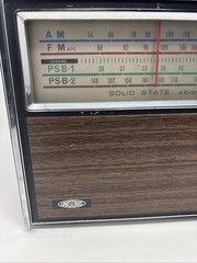 Vintage Unisonic Solid State AM/FM Radio 15 Transistors Works