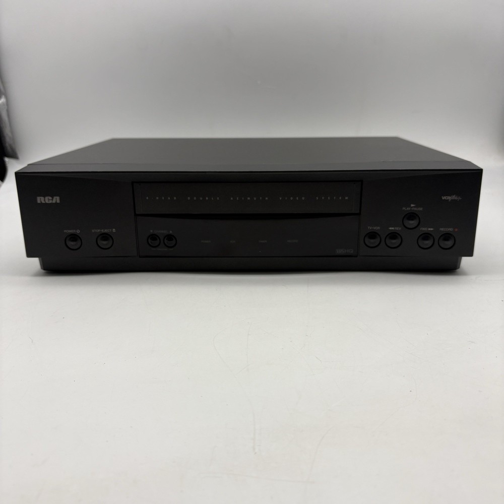 RCA VCR PLUS VR519 4 Head VCR Works Tested No Remote