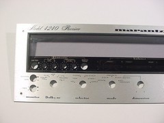 MARANTZ 4240 STEREO QUAD RECEIVER STEREO QUADRADIAL FRONT PANEL FACEPLATE (OEM)