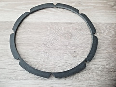 Vintage NOS 10″ diameter paper speaker gasket black