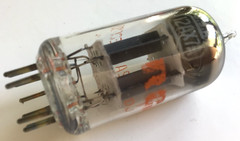 Vintage RCA 12AX7A Tube Short Gray Plate Top Getter USA Tested Good NOS Orig Box