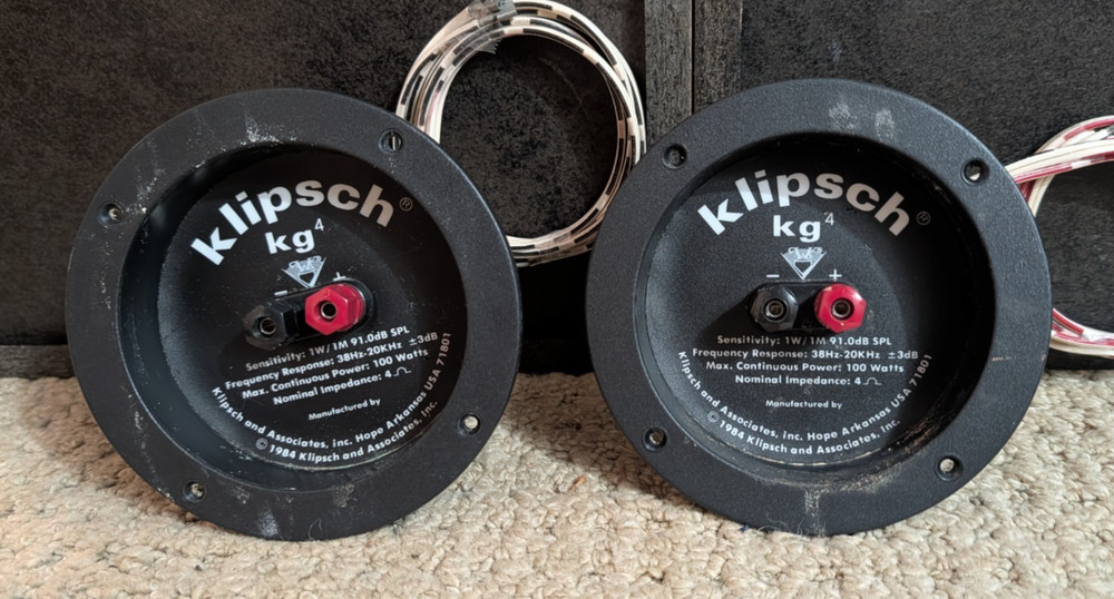 Pair of Klipsch KG4 Crossovers / Perfectly Functional
