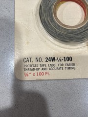 Vintage Scotch Brand Leader and Timing Tape 100 ft. 3M Cat. No. 24w-1/4-100