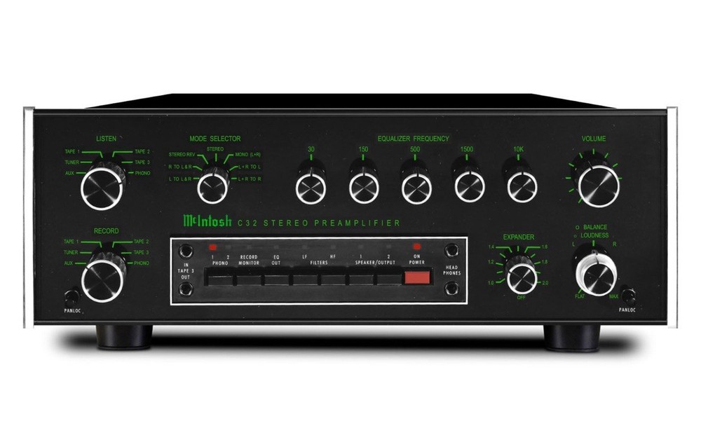McIntosh C32 Stereo Preamplifier w/ Original Box Tested Working