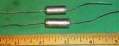 (2) .047uF 200VDC SPRAGUE Vitamin Q Mil Spec Caps NOS Guitar Tone Caps
